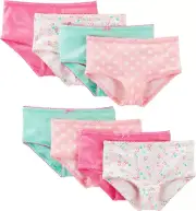 Girls' Underwear, Pack of 8