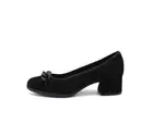 Cinzia Soft Shoes Court Shoes Women's Suede Comfortable Elegant Heel Decolletage