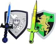 PowerTRC Sword and Shield Play Set with Unique Designs for Both The Sword and The Shield