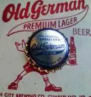Old German Beer Vintage Cork Lined Bottle Cap Queen City Brewing