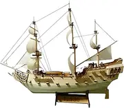 Perfeclan Wooden Ship 3D Metal Model Kit, Pirate Sailing Boat Kits, Nautical Ship Decor, Collection