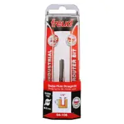 (J) Freud 04-106: 1/4" (dia.) Double Flute Straight Bit with 1/4" shank