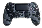 Silicone Cover For PS4 Controller Case Skin - Grey Camo
