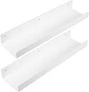 ULDIGI Acrylic Floating Shelves Wall Mounted Album Display Stand No Screw Wall Shelves Floating Bookshelf for Home