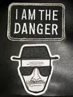 Heisenberg I Am The Danger BREAKING BAD 2 pc set HOOK LOOP PATCH