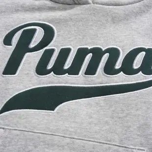 【PUMA】流行系列 Puma T長厚連帽T恤 長袖上衣 刷毛 保暖 Jolin同款(53433404)