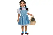 Wizard Of Oz Childrens/Kids Dorothy Sequin Costume (Blue/White) - UTBN5011