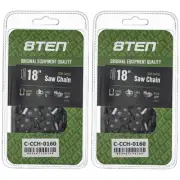 Chainsaw Chain 18 Inch .058 .325 72DL for Homelite 650 21LPX072G 25RS372E 2-Pack