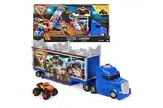 Monster Jam, Transforming Hauler Playset and Storage with Exclusive El Toro Loco Monster Truck, 1:64 Scale, Kids Toys for Boys and Girls Ages 4-6+