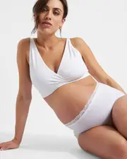 Organic Cotton Full Briefs White