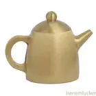 Copper Water Cup and Kettle Mini Teapot Ornament Copper Handicraft Tea Set