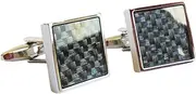 [JYHLSHBA] Cufflinks For Men 2 Pairs Of Men'S Cufflinks Twill Cufflinks Men'S Tuxedo Shirt Cufflinks
