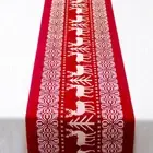 Christmas Table Flag Xmas Table Runner Tablecloth Dining Place Mat Party Decor
