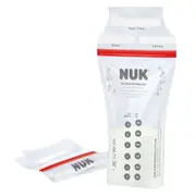 NUK Breast Milk Storage Bags 180ml 25 Pack