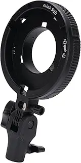 MENDUNER Bowens Mount Adapter for Softbox Umbrella - Aluminum Alloy Flash Bracket Holder with 180 Degree Tilt for LED Lights and Studio Strobes