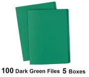 Avery 81532 Manilla Folders Dark Green Foolscap F/C 186gsm 100 Files x 5 Boxes