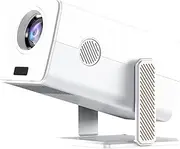 HM103-A Projector 4K Dual WiFi5 300ANSI T950S BT5.2 1920 * 1080P Home Theater Cinema Mini Projectors(White,AU Plug)