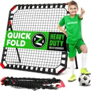 Portable Soccer Rebounder, 4 Ft X 4 Ft, Easy Set Up, Sturdy Metal Tube, with Qui