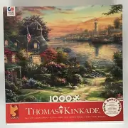 NEW Thomas Kinkade New England Harbor 1000 Pc Puzzle Ceaco 2018 Cottagecore