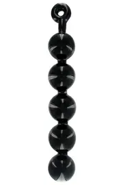 Master Series Black Baller 17.5" Large Anal Bead String