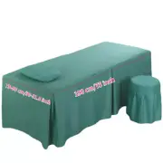 Cotton Linen Massage Bed Skirt Table Cover for SPA Beauty Salon Bedspread Sheet