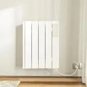 800W Plug-In Electric Panel Heater-Convection Wall Heaters for Indoor Use, No Fa