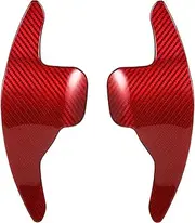 Labymos Carbon Fiber Steering Wheel Paddle Shifter Extension Cover Replacement for 2 3 4 5 6 7 Series X1 X4 Z4