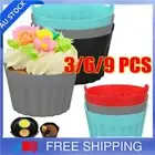 3/9x Air FryM1 Egg PoachVN Moulds Silicone Liners Pot Ramekins For All-Air-Fryer