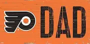 NHL Philadelphia Flyers Unisex Philadelphia Flyers DAD Sign, Team Color, 6 x 12