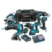 Makita DK0115G603 - 40V Max Brushless 6 Piece Combo Kit (2 x 4.0Ah)