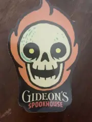 Gideon's Bakehouse Flaming Skull Glow in the Dark Sticker GITD
