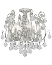 Crystorama 6-Light Regis Flush Mount Swarovski Spectra Crystal