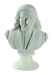 NEW Genuine A.Giannelli Medium Composer Alabaster Bust of Liszt Made in Italy