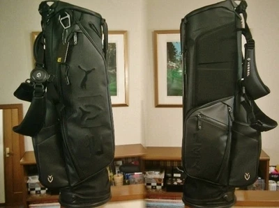 Unused Cobra PUMA VESSEL Cobra Puma Bezel Athlete oriented Synthetic Leather Bla