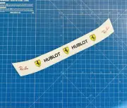 Vettel Ferrari F1 Style HELMET VISOR STICKER/STRIP Formula One 2016