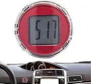 Stick to Car Dashboard Clock, Car Clock for Dash Stick | Vent Digital Stick Watch Small Car Clock | Electronic Waterproof Dashboard Decoration for Trucks and Boats