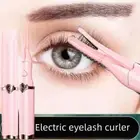 USB Rechargeable Electric Heated Eyelash Curler Long Lasting Makeup Tool N C2B1