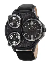 Joshua & Sons Men's Nubuck Leather Watch