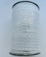 144 Yards Spool White Elastic Band Size 1/4 For Sewing & Crafts High Quality