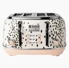 Haden Margate Poodle & Blonde Stainless Steel 4 Slice Toaster with Wide Slots