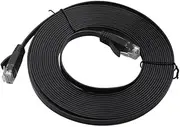 15m Cat6 Cable Ultra-Fast Ethernet Cord Flat Network Cable for Smart Devices Routers