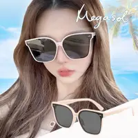在飛比找momo購物網優惠-【MEGASOL】UV400偏光太陽眼鏡(韓系休閒百搭風格墨