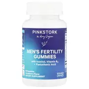 Pink Stork, Men's Fertility Gummies, Strawberry , 90 Gummies