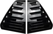 A Pair Rear Window Louver Shutter Compatible for Volkswagen Golf 6 MK6 2008-2012 Side Air Vents Shutter Cover Trim Exterior Accessories(Piano Black)