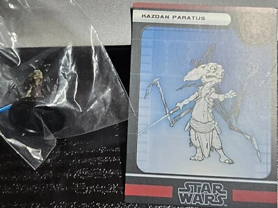 Star Wars SW 2007 WOTC Miniatures *Sealed* Kazdan Paratus Force Unleashed #2/60