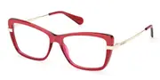 Max & Co. MO5113 068 Women’s Glasses Red Size 54 - Private Health Rebate - Blue Light Block Available
