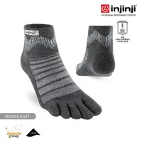 在飛比找momo購物網優惠-【Injinji】Outdoor戶外避震羊毛五趾短襪NX[石