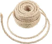 1 Roll Cuttable Sisal Rope for DIY Cat Scratchers Durable Cat Tree Replacement Rope and Climbing Frames