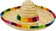 PEPLAYTAL 2pcs Woven Dog Hat for Pets Creative Headdress for Parties Photos Elastic Beaded Style S Random Patterns Colors for Birthday Celebrations and Masquerades Random Color