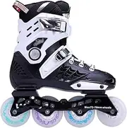 SSJJTT Inline Skates for Women Men, Adjustable Roller Skates Adult Roller Blades Professional Fitness for Beginner Unisex